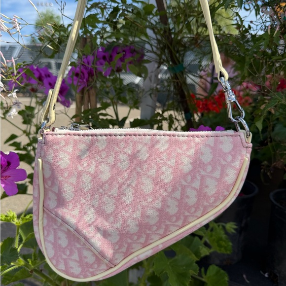Dior Pink Oblique Mini Shoulder Bag - Picture 5 of 13